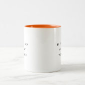 Be The Energy Typography Modern Two-Tone Mug (Centre)