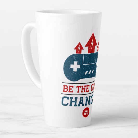 Be the game changer #1 Gaming Latte Mok (Linkerhoek)