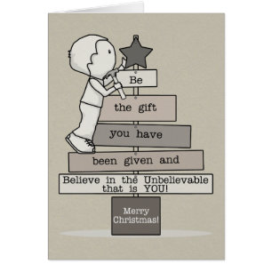 Be the Gift-Christmas Tree (Tan)