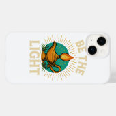 Be the Light - Inspirerend T-Shirt Design Case-Mate iPhone Case (Achterkant (horizontaal))