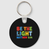 Be The Light Matthew 5 14 Sleutelhanger (Voorkant)