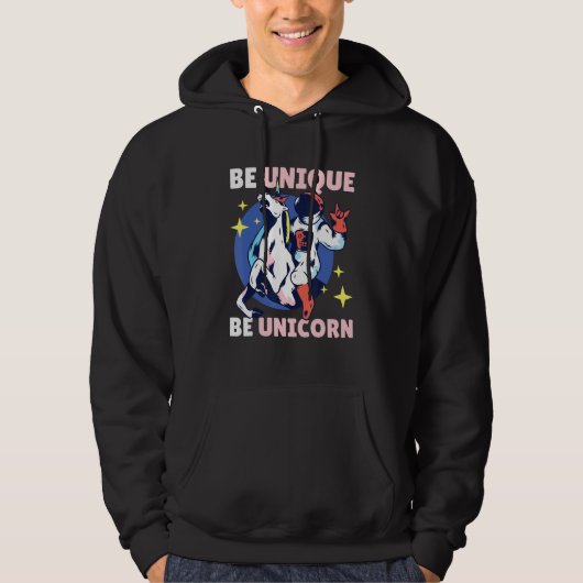 Be Unique Be Unicorn 7 Hoodie (Voorkant)