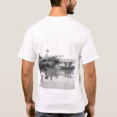 "BE UW EIGEN AANVULLENDE" White Basic T-shirt (Achterkant)