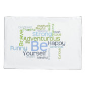 BE uw Motivatie Word Cloud Kussensloop (Achterkant)