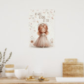 be wild, be kind, be you poster (Keuken)