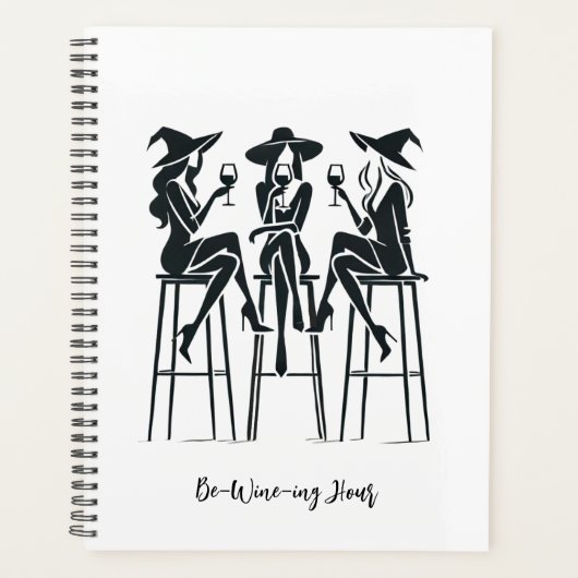 Be-Wine-ing Hour, Elegante Heksen Wijnavond, Moder Planner (Voorkant)