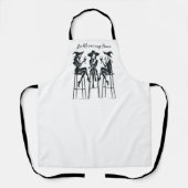 Be-Wine-ing Hour, Elegante Heksen Wijnavond, Moder Schort (Voorkant)