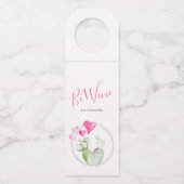 Be Wine Valentijnse Party Ideeën Flessenhanger (Voorkant)