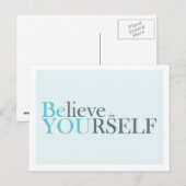 Be You - carte postale motivante (Devant / Derrière)