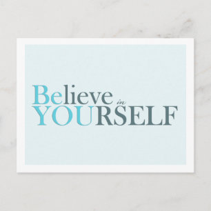 Be You - carte postale motivante