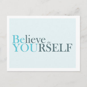Be You - carte postale motivante