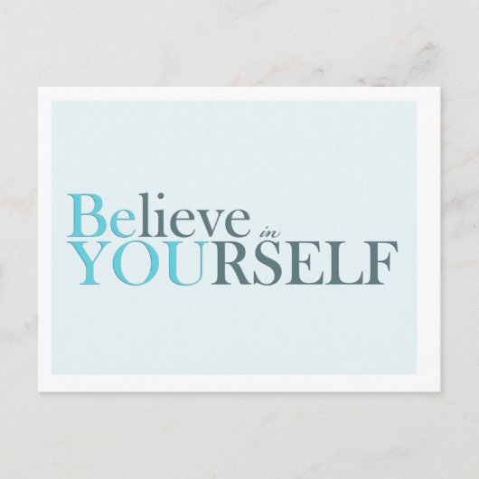 Be You - carte postale motivante (Devant)
