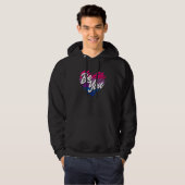 Be You Funny Bi Pride Flag Bisexual Hoodie (Voorkant volledig)