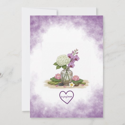 Be You(tiful) Spa Day Birthday Kaart (Achterkant)