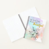 Be Your Own kind of Beuatiful - Floral Notebook Notitieboek (Binnen)