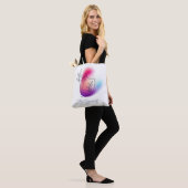 "Be Yourself" All-Over-Print Canvas tas (Op model)