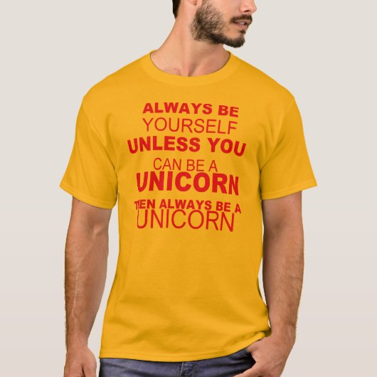Be Yourself , be a Unicorn - T-shirt - Girls (Devant)