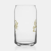 Be Yourself Can Glass Blikvorm Glas (Links)