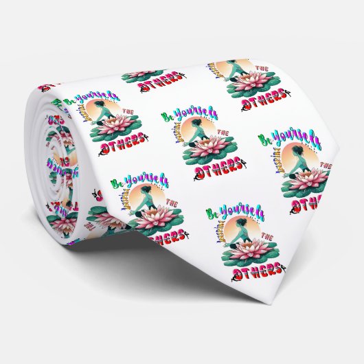 Be Yourself Inspire The Others Stropdas (Opgerold)