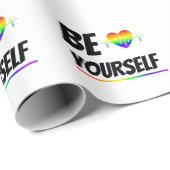 Be yourself  | LGBTQ+ Pride  Cadeaupapier (Rol Hoek)