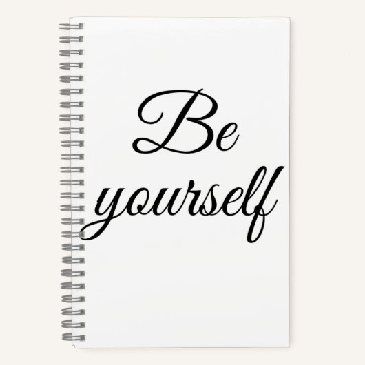 Be yourself notitieboek (Voorkant)