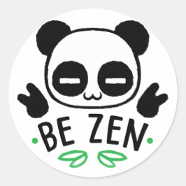 Be Zen Ronde Sticker