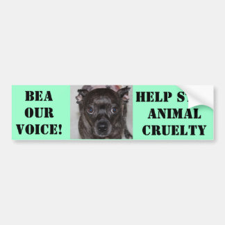 Bea Our Voice Bumpersticker