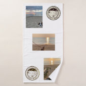 Bea Streaming Honden Op Het Strandlaken Badhanddoek (Badhanddoek)