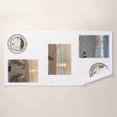 Bea Streaming Honden Op Het Strandlaken Badhanddoek (Badhanddoek)