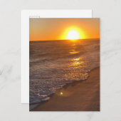 Beach Aankondigingskaart (Voorkant / Achterkant)