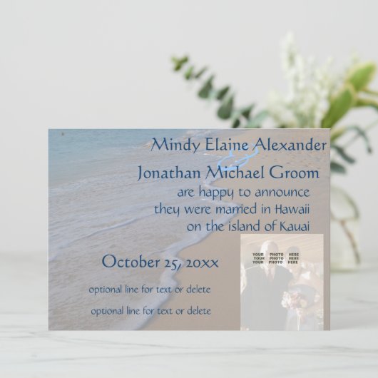 Beach: Aardbeuon Beach Aankondiging (Staand voorkant)