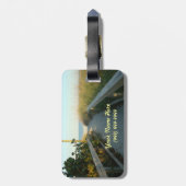 Beach Access Personalized Bagagelabel (Achterkant verticaal)