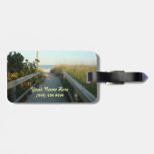 Beach Access Personalized Bagagelabel (Achterkant horizontaal)