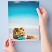 Beach accessoires flyer (Hand)