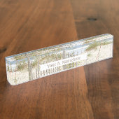 Beach Acrylplaat Naambordje (Zijkant)