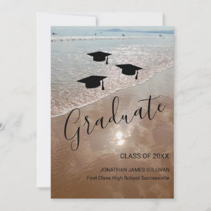 Beach Afstuderen Aankondiging