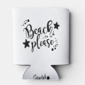 Beach alsjeblieft blikjeskoeler (Achterkant)