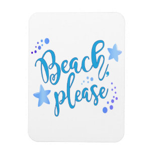 Beach alsjeblieft magneet