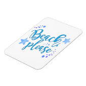Beach alsjeblieft magneet (Linkerzijde)