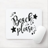 Beach alsjeblieft muismat (Met muis)