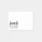 Beach alsjeblieft post-it® notes (Voorkant)