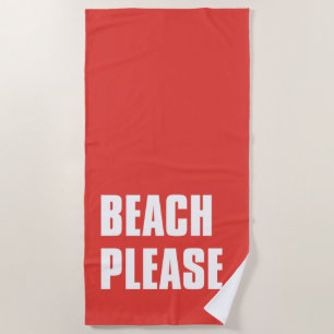Beach alsjeblieft strandlaken