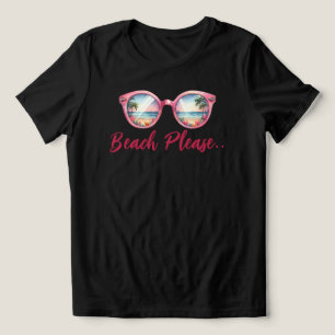 Beach alsjeblieft Tri-Blend shirt