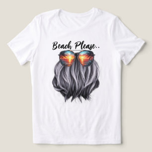 Beach alsjeblieft Tri-Blend shirt