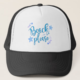 Beach alsjeblieft trucker pet