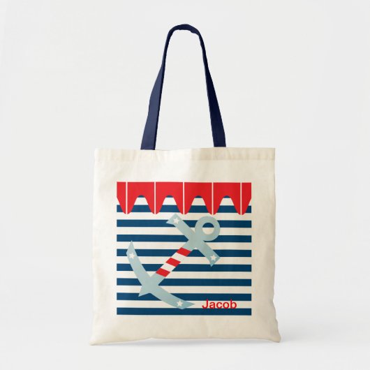 Beach Anchor Tote Bag (Voorkant)