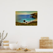 Beach and Bay, Pacific Coast Highway Poster (Keuken)