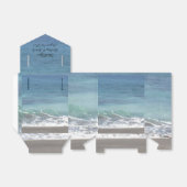 Beach and Ocean Wedding Favor Box Bedankdoosjes (Uitgevouwen)