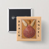 Beach Angel Button (Voorkant /achterkant)