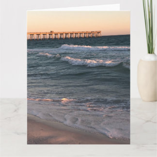 Beach  announcement postcard kaart